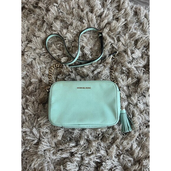 Michael Kors Mint Green Crossbody Bag - Picture 1 of 4